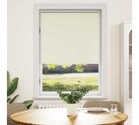vidaXL Roller blind blackout 104.4x175 cm Fabric Width 100 cm off white