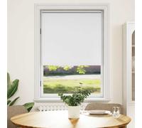 vidaXL Roller blind blackout 104.4x175 cm Fabric Width 100 cm white