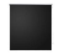 vidaXL Roller Blind Blackout 124.4x175cm Black Daynight Window Drape Sunscreen