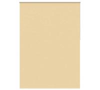 vidaXL Beige Roller Blind- 140x230 cm- 100% Polyester, Blackout and Thermal Insulated, Easy to Install with Pull Chain Control, Suitable for any Room
