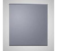 vidaXL Roller Blind Blackout 44.4x100 cm Fabric Width 40 cm Grey