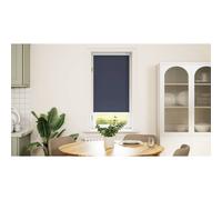 vidaXL Roller Blind Blackout 64.4x120 cm Fabric Width 60 cm Marine / Blue