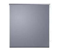 vidaXL Roller blind blackout 84.4x175 cm Fabric Width 80 cm grey