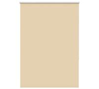 vidaXL Roller Blind Blackout Beige 115x130 cm Fabric Width 110.7 cm Polyester, Yellow
