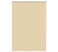 vidaXL Roller Blind Blackout Beige 115x150 cm Fabric Width 110.7 cm Polyester