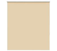 vidaXL Roller Blind Blackout Beige 125x130 cm Fabric Width 121.6 cm