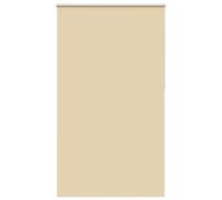 vidaXL Roller Blind Blackout Beige 125x230 cm Fabric Width 121.6 cm Polyester