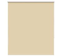vidaXL Roller Blind Blackout Beige 135x150 cm Fabric Width 131.6 cm Polyester