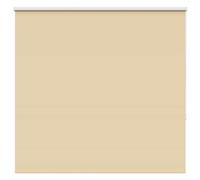 vidaXL Roller Blind Blackout Beige 145x130 cm Fabric Width 141.6 cm Polyester