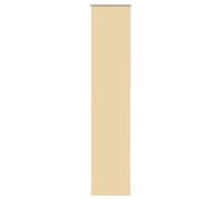 vidaXL Roller Blind Blackout Beige 40x210 cm Fabric Width 35.7 cm Polyester, Yellow