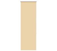 vidaxl roller blind blackout beige 45x210 cm - polyester fabric with simple installation and privacy control