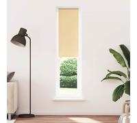 vidaXL Roller Blind - Blackout Beige 55x210cm | Polyester Fabric | Window Shades/Privacy Blind