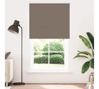 vidaXL Roller Blind Blackout Coffee 125x210 cm Fabric Width 121.6 cm Polyester