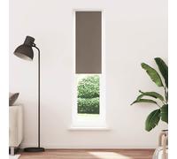 vidaXL Roller Blind Blackout Coffee 45x210 cm Fabric Width 40.7 cm Polyester, Brown
