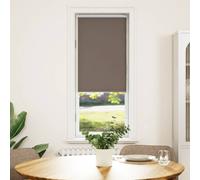 vidaXL Roller Blind Blackout Coffee 55x130 cm Fabric Width 50.7 cm Polyester
