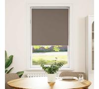 vidaXL Roller Blind Blackout Coffee 80x175 cm Fabric Width 75.7 cm Polyester