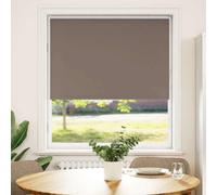 vidaXL Roller Blind Blackout Coffee 95x150 cm Fabric Width 90.7 cm Polyester
