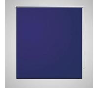 vidaXL Roller Blind Blackout for Home and Office, Silver Coated for Light Blocking and Thermal Insulation, Simple Mounting Procedure, Safety-Focused Design, Marine Colour, Size 160 x 175 cm