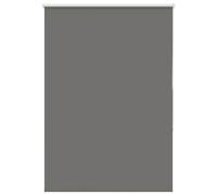 vidaxl roller blind grey 100x175 cm blackout shade 100% polyester child safety easy install home & office use