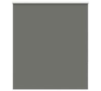 vidaXL Roller Blind Blackout Grey 135x175 cm Fabric Width 131.6 cm Polyester, Grey