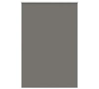 vidaXL Roller Blind Blackout Grey 145x210 cm Fabric Width 141.6 cm Polyester
