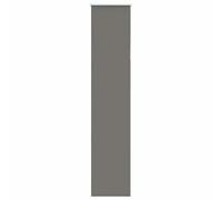 vidaXL Roller Blind Blackout Grey 40x210 cm Fabric Width 35.7 cm Polyester