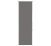 vidaXL Roller Blind Blackout Grey 45x175 cm Fabric Width 40.7 cm Polyester