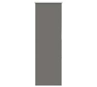 vidaXL Roller Blind Blackout Grey 55x175 cm - Polyester Fabric for Privacy & Light Control, Easy Install