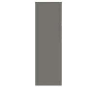 vidaXL Roller Blind Blackout Grey 65x210 cm Fabric Width 60.7 cm Polyester