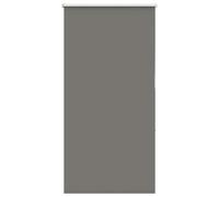 vidaXL Roller Blind Blackout Grey 80x175 cm Fabric Width 75.7 cm Polyester, Grey