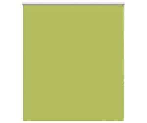 vidaXL Roller Blind Blackout Leaves Green 120x175 cm Fabric Width 116.6 cm