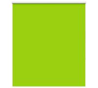 vidaXL Roller Blind Blackout Leaves Green 125x130 cm Fabric Width 121.6 cm Polyester, Green