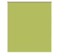 vidaXL Roller Blind Blackout Leaves Green 135x150 cm Fabric Width 131.6 cm Polyester