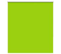 vidaXL Roller Blind Blackout Leaves Green 140x130 cm Fabric Width 136.6 cm Polyester, Green
