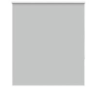 vidaXL Roller Blind Blackout Light Grey 120x130 cm Fabric Width 116.6 cm