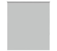 vidaXL Roller Blind Blackout Light Grey 120x175cm Fabric Width 116.6cm Polyester