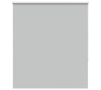 vidaXL Roller Blind Blackout Light Grey 120x175cm Fabric Width 116.6cm Polyester