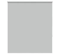 vidaXL Roller Blind Blackout Light Grey 125x175 cm Fabric Width 121.6 cm