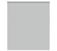 vidaXL Roller Blind Blackout Light Grey 140x175cm Fabric Width 136.6cm Polyester