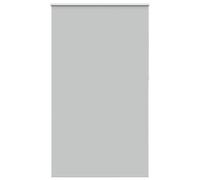 vidaXL Roller Blind Blackout Light Grey 140x230cm Fabric Width 136.6cm Polyester