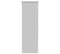 vidaxl light grey blackout roller blind 40x130 cm - polyester fabric, modern style, easy install for home/office