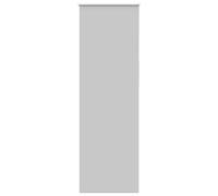 vidaXL Light Grey Roller Blind Blackout - 65x230 cm - Polyester Fabric with Aluminum Rail, Adjustable, No-Drill Installation, Indoor/Office Use