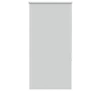 vidaXL Roller Blind Blackout - Light Grey Polyester, 90x130 cm, Easy Install, Child Safe, Modern Window Shade for Home & Office