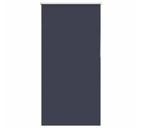vidaxl Roller Blind - Blackout Marine Blue Shade, Fabric Width 80.7 cm, Polyester Window Cover, Privacy & Light Control Blinds, Modern & Durable Shade for Home/Office, No Drill Installation