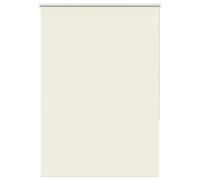 vidaXL Roller Blind Blackout Off White 110x130 cm Fabric Width 105.7 cm Polyester, day and night blind, kitchen blind, blackout roller shade