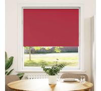 vidaxl roller blind blackout red 100x175 cm - light & privacy control fabric || polyester durable - home/office use
