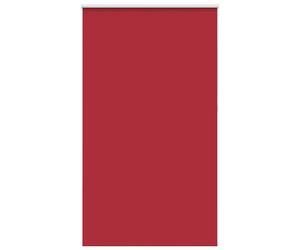 vidaXL Roller Blind Blackout Red 130x230 cm Fabric Width 126.6 cm Polyester