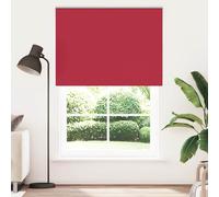 vidaXL Roller Blind Blackout Red 160x210 cm Fabric Width 156.6 cm Polyester