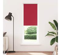 vidaXL Roller Blind - Red Blackout, 85x230 cm, Polyester, Child Safe, Dual Mounting Options, Window & Wall