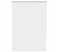 vidaXL Roller Blind Blackout White 100x130 cm Fabric Width 95.7 cm